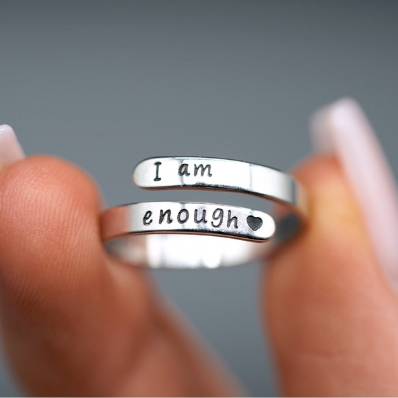 I Am Enough Empowerment Ring ๐ - Picture 1 of 16